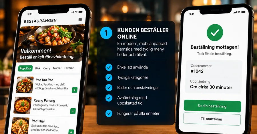 Ordivo: beställning i mobilen